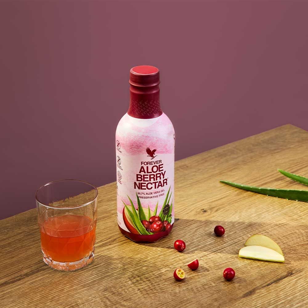 Forever Living Products Aloe Berry Nectar PET, 1000ml, Cranberry